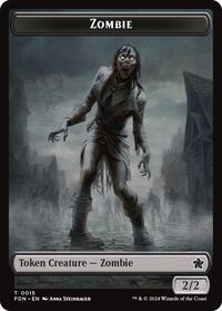 Zombie // Insect Doubled-Sided Token (15 // 21) [Foundations]