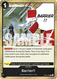 Barrier!! (Jolly Roger Foil) (OP04-095) [Premium Booster -The Best-]