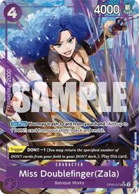 Miss Doublefinger(Zala) (Full Art) (OP05-073) [Premium Booster -The Best-]