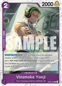 Vinsmoke Yonji (OP06-066) (Jolly Roger Foil) (OP06-066) [Premium Booster -The Best-]