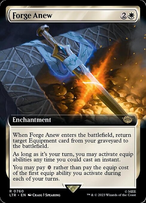 Forge Anew (760) [The Lord of the Rings: Tales of Middle-earth] [Extended Art]