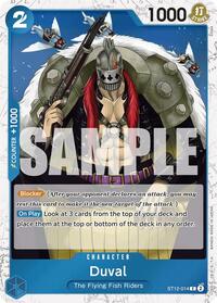 Duval (Jolly Roger Foil) (ST12-014) [Premium Booster -The Best-]