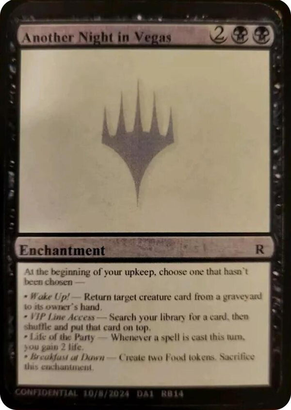 Another Night in Vegas [Un-Known Event Playtest Cards]