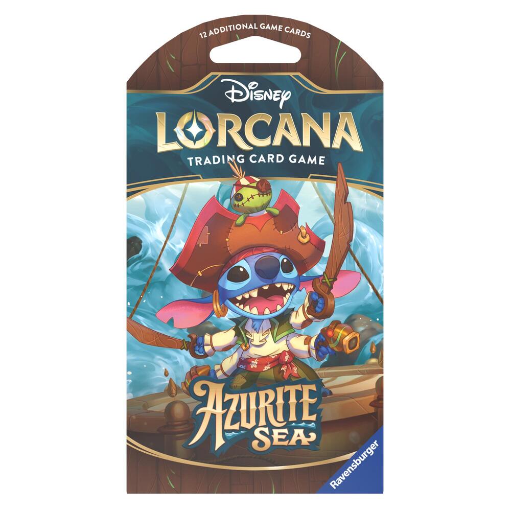Disney Lorcana Azurite Sea Sleeved Booster Pack