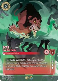 Scar - Heartless Hunter (Store Championship) (14) [Disney Lorcana Promo Cards]