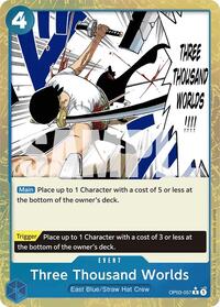 Three Thousand Worlds (Textured Foil) (OP03-057) [Premium Booster -The Best-]