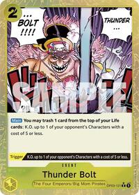 Thunder Bolt (Textured Foil) (OP03-121) [Premium Booster -The Best-]