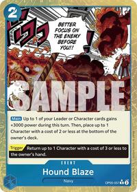 Hound Blaze (Textured Foil) (OP05-057) [Premium Booster -The Best-]