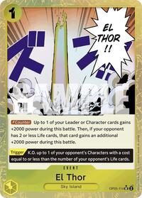El Thor (Textured Foil) (OP05-114) [Premium Booster -The Best-]