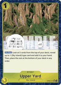 Upper Yard (Textured Foil) (OP05-117) [Premium Booster -The Best-]