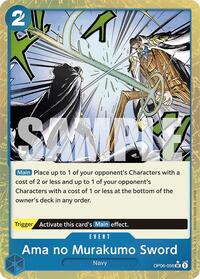Ama no Murakumo Sword (Textured Foil) (OP06-056) [Premium Booster -The Best-]