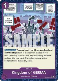 Kingdom of GERMA (Textured Foil) (OP06-079) [Premium Booster -The Best-]