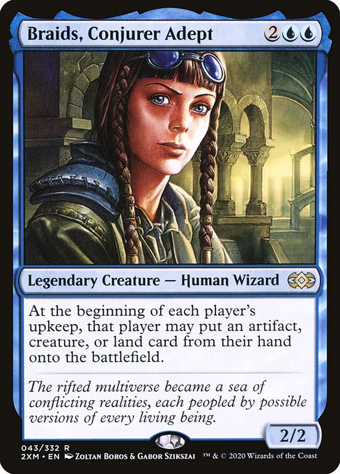 Braids, Conjurer Adept (43) [Double Masters]