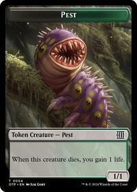 Pest // Plot Double-Sided Token (4 // 20) [Breaking News]