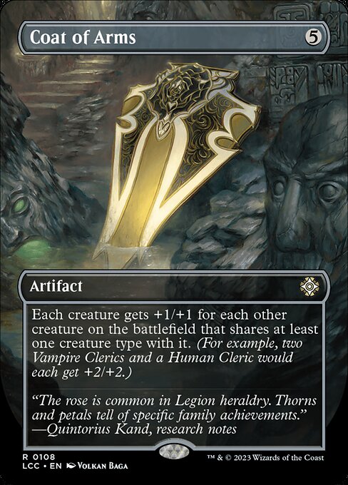 Coat of Arms (108) [The Lost Caverns of Ixalan Commander] [Borderless]