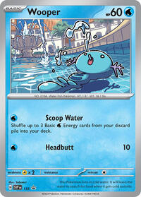 Wooper - 155 (155) [SV Scarlet and Violet Promo Cards]