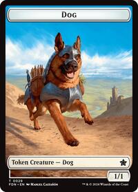 Dog // Beast (0032) Double-Sided Token (29 // 32) [Foundations]