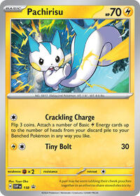 Pachirisu - 158 (158) [SV Scarlet and Violet Promo Cards]