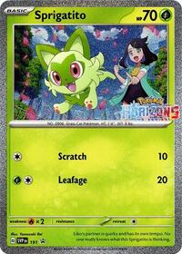 Sprigatito - 191 (191) [SV Scarlet and Violet Promo Cards]