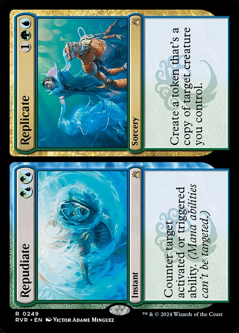 Repudiate // Replicate (249) [Ravnica Remastered]