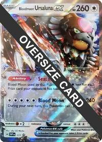 Bloodmoon Ursaluna ex - 177 (141/167) [Jumbo Cards]