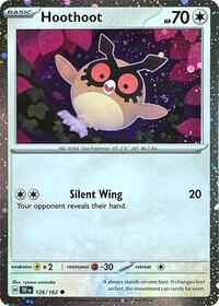 Hoothoot - 126 (Cosmos Holo) (126/162) [SV Scarlet and Violet Promo Cards]