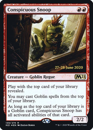 Conspicuous Snoop (139s) [Core Set 2021 Promos]