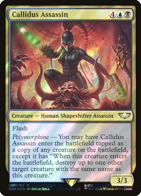 Callidus Assassin (109★) [Warhammer 40,000 Commander]