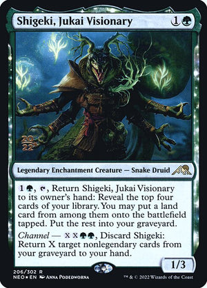 Shigeki, Jukai Visionary (206s) [Kamigawa: Neon Dynasty Promos]