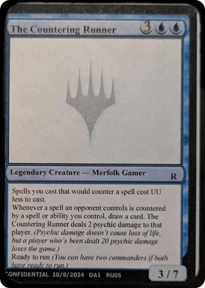 The Countering Runner [Un-Known Event Playtest Cards]