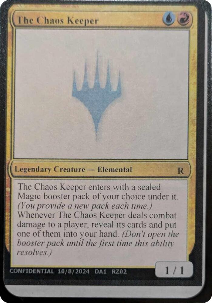 The Chaos Keeper [Un-Known Event Playtest Cards]