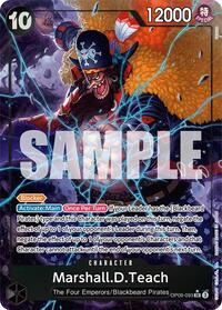 Marshall.D.Teach (093) (Alternate Art) (OP09-093) [Emperors in the New World]