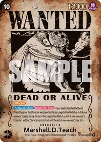 Marshall.D.Teach (093) (Wanted Poster) (OP09-093) [Emperors in the New World]