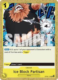 Ice Block Partisan (OP09-115) [Emperors in the New World]