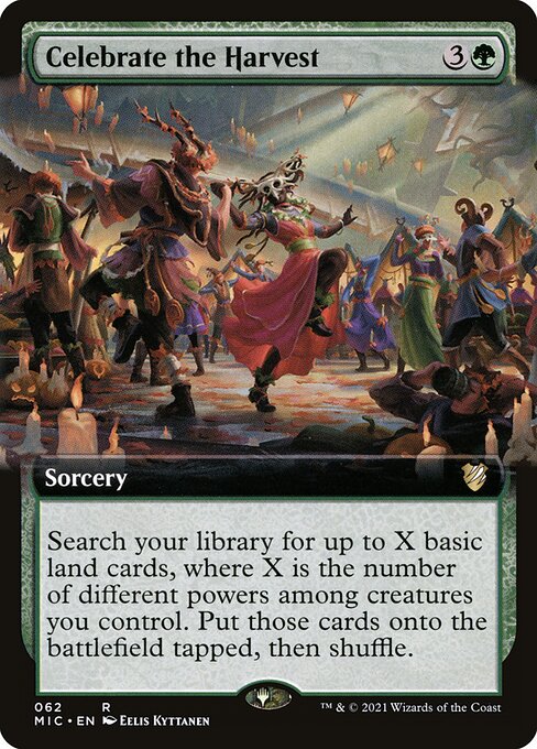 Celebrate the Harvest (62) [Midnight Hunt Commander] [Extended Art]