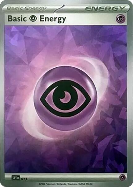 Basic Psychic Energy (Cracked Ice Holo) (013) [SV07 Stellar Crown]