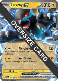 Luxray ex - 068/167 (Meddling Sparks Premium Collection) (068/167) [Jumbo Cards]