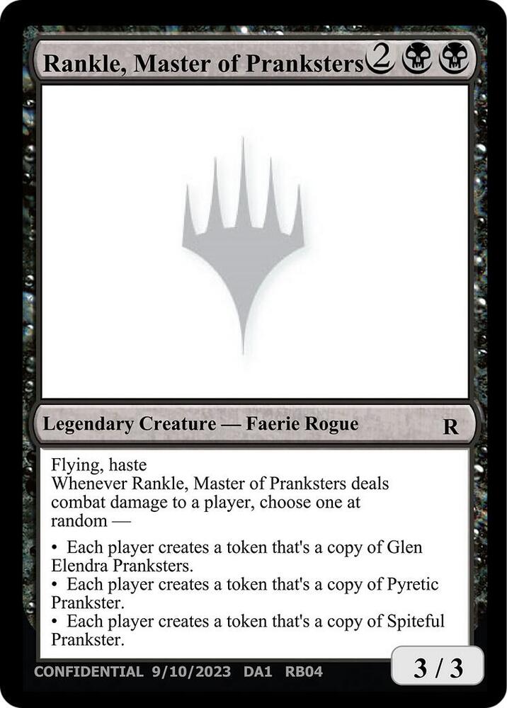 Rankle, Master of Pranksters [Un-Known Event Playtest Cards]