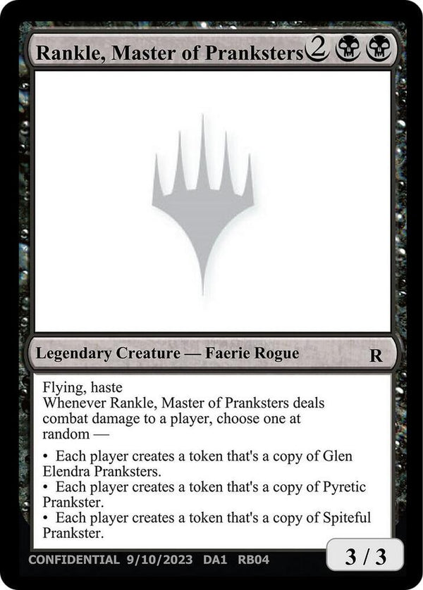 Rankle, Master of Pranksters [Un-Known Event Playtest Cards]