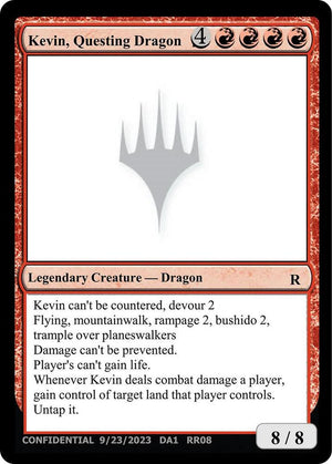 Kevin, Questing Dragon [Un-Known Event Playtest Cards]