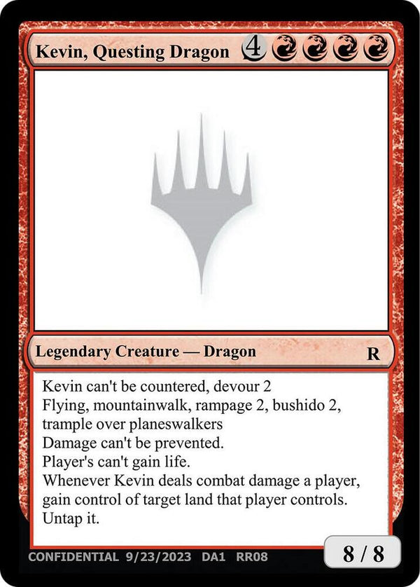 Kevin, Questing Dragon [Un-Known Event Playtest Cards]