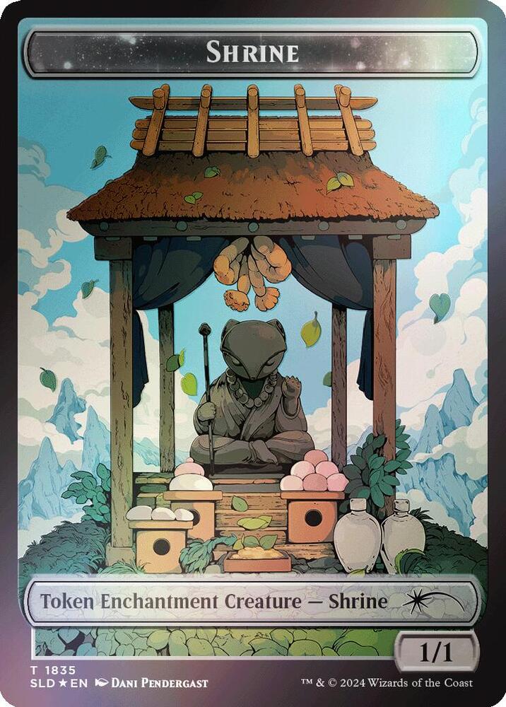 Shrine Token (Rainbow Foil) (1835) [Secret Lair Drop]