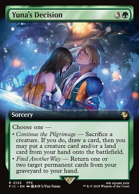 Yuna's Decision (125) [Final Fantasy Commander]