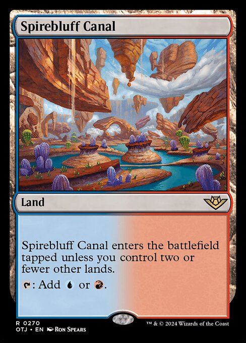 Spirebluff Canal (270) [Outlaws of Thunder Junction]