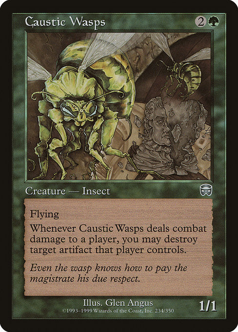 Caustic Wasps (234) [Mercadian Masques]