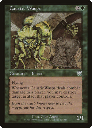 Caustic Wasps (234) [Mercadian Masques]