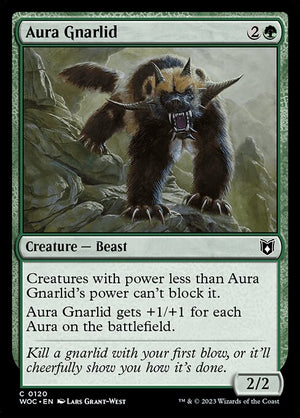 Aura Gnarlid (120) [Wilds of Eldraine Commander]