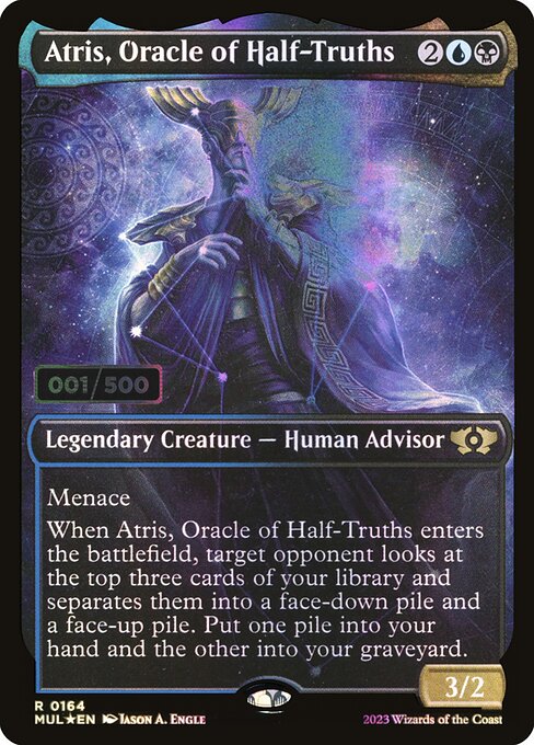 Atris, Oracle of Half-Truths (164z) [Multiverse Legends] [Showcase]