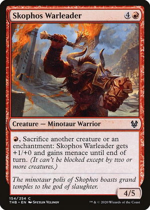 Skophos Warleader (154) [Theros Beyond Death]