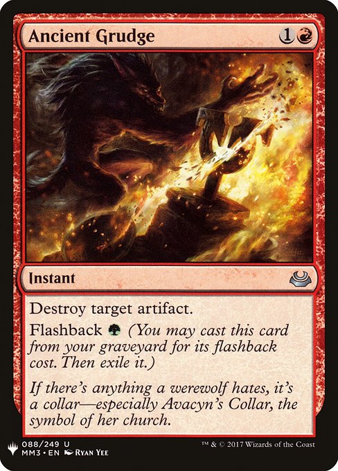 Ancient Grudge (MM3-88) [The List]
